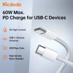 کابل USB-C مک دودو مدل CA-5690 طول 1 متر - گارانتی 6 ماهه - تصویر 2